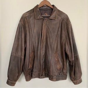 Vintage Australia Leather Bomber Jacket